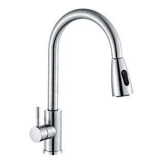 Foto 3 | Mezcladora para Fregadero Meer Faucets By CNX con dos Funciones de Chorro y Cuello Retráctil Manguera de 55 cm de Zinc