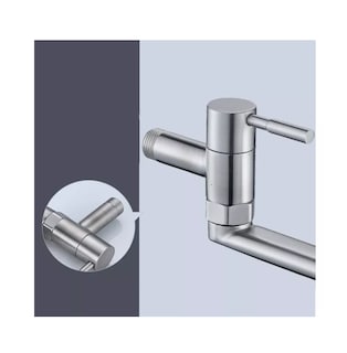 Foto 2 | Grifo Para Empotrar En Muro Llave Pared 25cm Plata