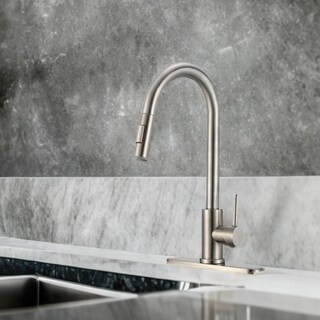 Foto 3 | Mezcladora Monomando para Fregadero Satín Acero Inoxidable Y Zinc