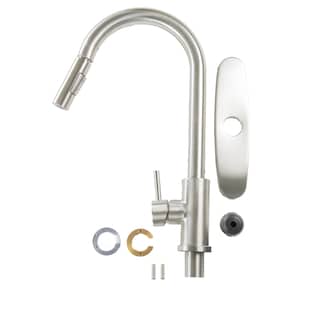 Foto 7 | Mezcladora Monomando para Fregadero Satín Acero Inoxidable Y Zinc
