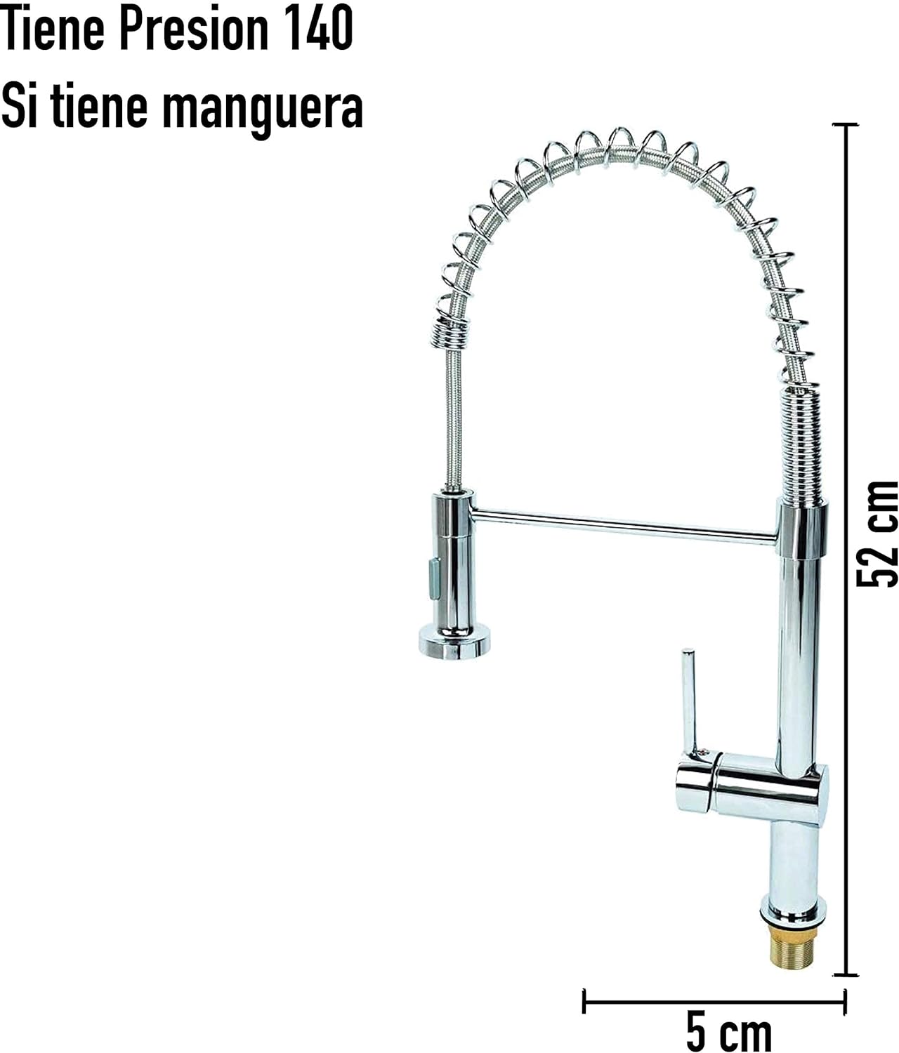 Foto 7 | Llave Mezcladora Para Cocina Monomando Para Fregadero Con Sostenedor De Cuello. Llave De Fregadero De Cocina (flexible)