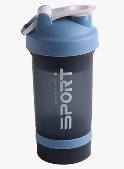 Shaker Para Proteina Botella Para Gym Productos Deportivos Color Azul