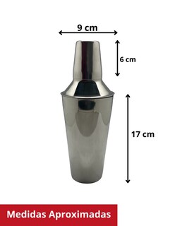 Foto 3 | Coctelero Shaker Regular Mezclador Barman Acero Inoxidable 700ml