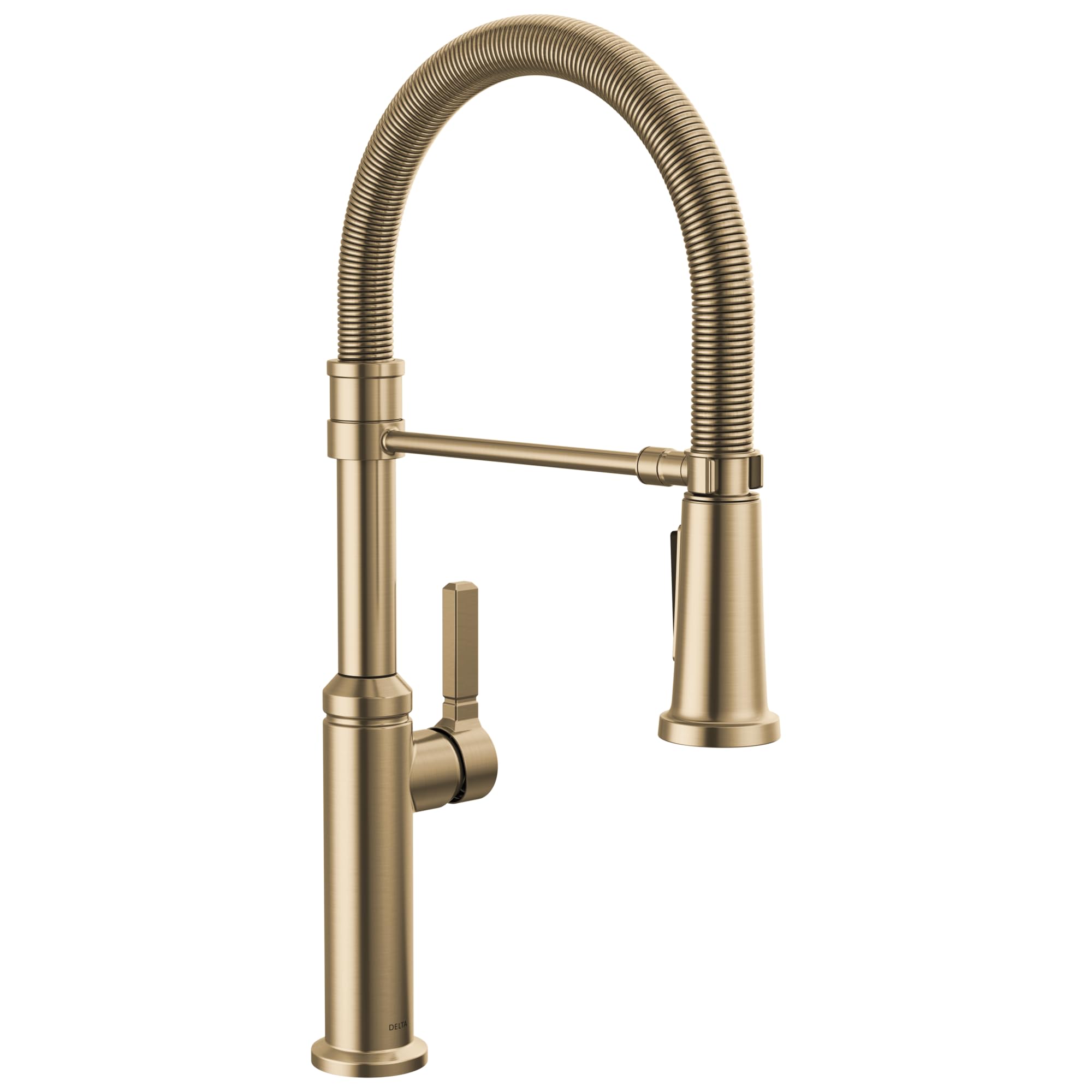 Grifo De Cocina Delta Rhett Pro Gold Con Pulverizador Desplegable - Venta Internacional.