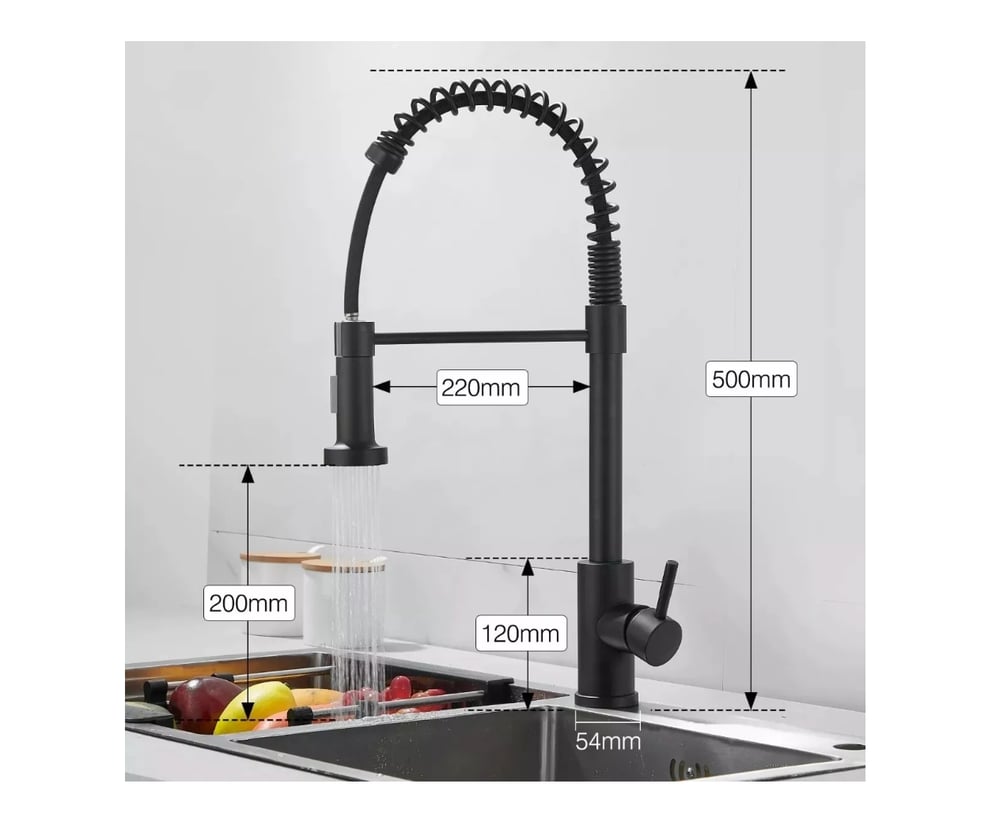 Foto 3 | Faucet 360 De Acero Inoxidable Extensible Con Una Sola Manija F - Venta Internacional.