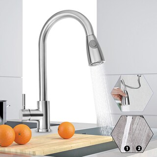 Foto 3 | Grifo Para Fregadero De Cocina De Acero Inoxidable 304 Salta Out Fautet - Venta Internacional.