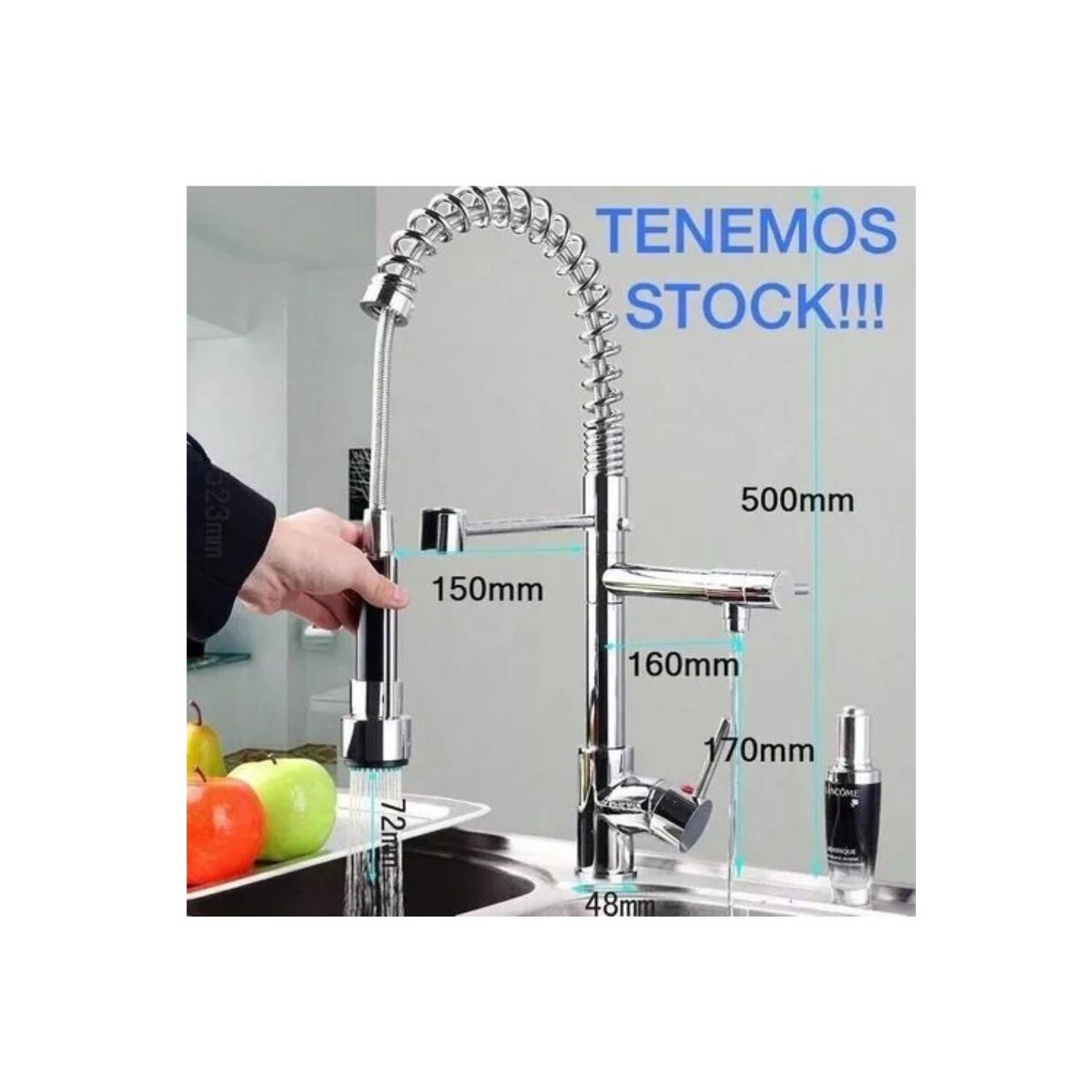 Foto 2 pulgar | Grifo De Cocina Para Lavavajillas De Una Sola Manija, Extensible, Doble - Venta Internacional.