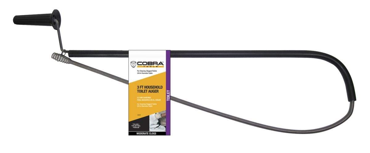 Foto 2 pulgar | Barrena Para Inodoro Cobra Products 40030 De 10 Mm X 90 Cm, Color Negro Y Gris - Venta Internacional.