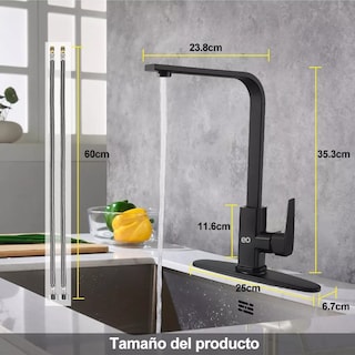 Foto 3 | Language Grifo Llave Mezcladora Eo Safe Imports Esi-10410-1 Negro