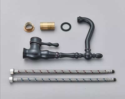 Foto 5 | Llave Mezcladora Xtellar Retro Acabado Mate Color Negro