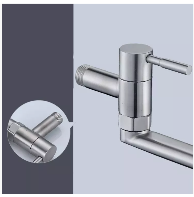 Foto 5 | Grifo Xtellar Cocina De Pared Acero Inoxidable Con Acabado Cepillado
