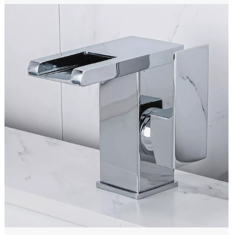 Foto 2 | Grifo Xtellar Para Lavabo De Baño Con Luz Led, 3 Colores Cambiantes Acabado Brillante Color Plateado