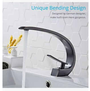 Foto 3 | Grifo Xtellar Monomando Mezclador Llave Fregadero Para Baño Lavabo Acabado Mate Color Negro