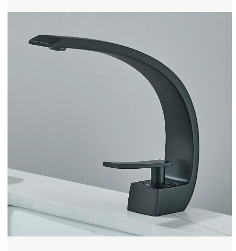 Foto 5 pulgar | Grifo Xtellar Monomando Mezclador Llave Fregadero Para Baño Lavabo Acabado Mate Color Negro