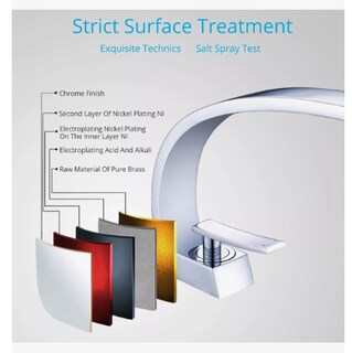 Foto 4 | Grifo Xtellar Mezclador Monomando Para Lavabo Fregadero Llave De Bañ Acabado Brillante Color Plateado