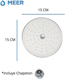Foto 5 | Cnx Regadera Redonda 6” Cromada Con Sistema Antisarro, Multiposición