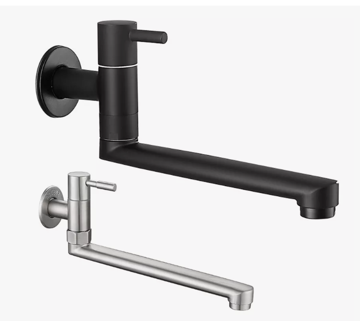 Foto 4 pulgar | Grifo Xtellar Para Empotrar En Muro De Baño O Jardín Llave Negro