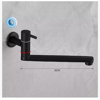 Foto 4 | Grifo Xtellar Para Empotrar En Muro De Baño O Jardín Llave Negro