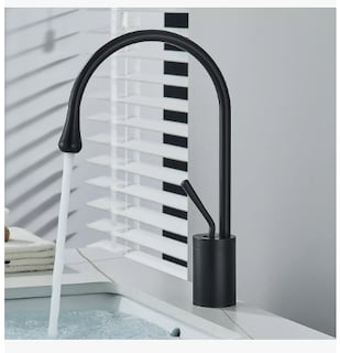 Foto 2 | Grifo Xtellar Mezclador Para Baño Lavabo Llave Monomando Fregadero Acabado Mate Color Negro
