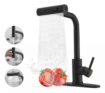Foto 1 | Llave Mezcladora Xtellar Para Fregadero Monocomando Color Negro