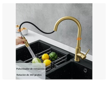 Foto 3 | Grifo Mezcladora Para Fregadero Flexible Llave De Cocina Xtellar