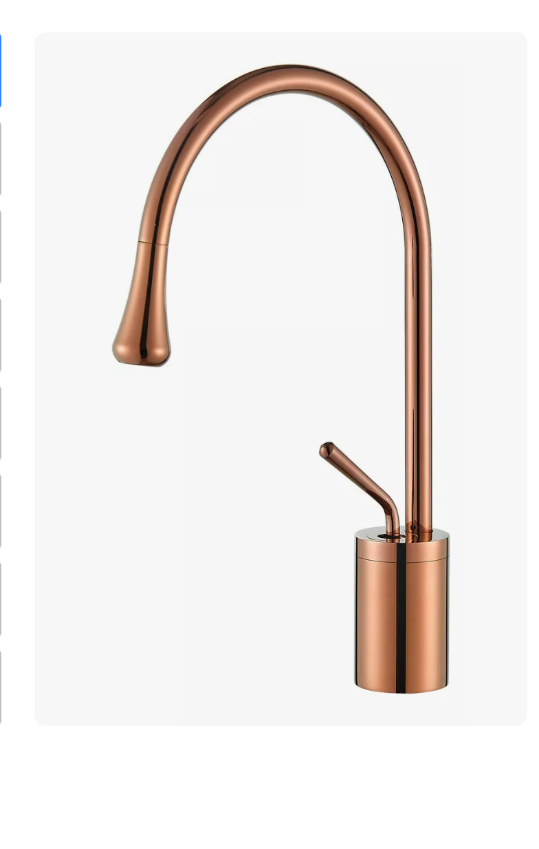 Foto 1 | Grifo Mezclador Para Baño Lavabo Llave Monomando Fregadero Acabado Brillante Bronce Xtellar