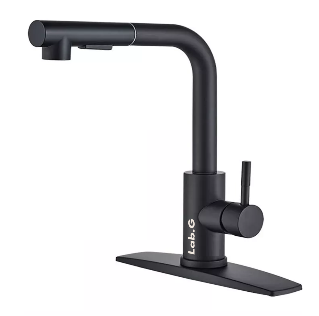 Llave Monomando Para Fregadero Lab.g Mezcladora Cocina Negro