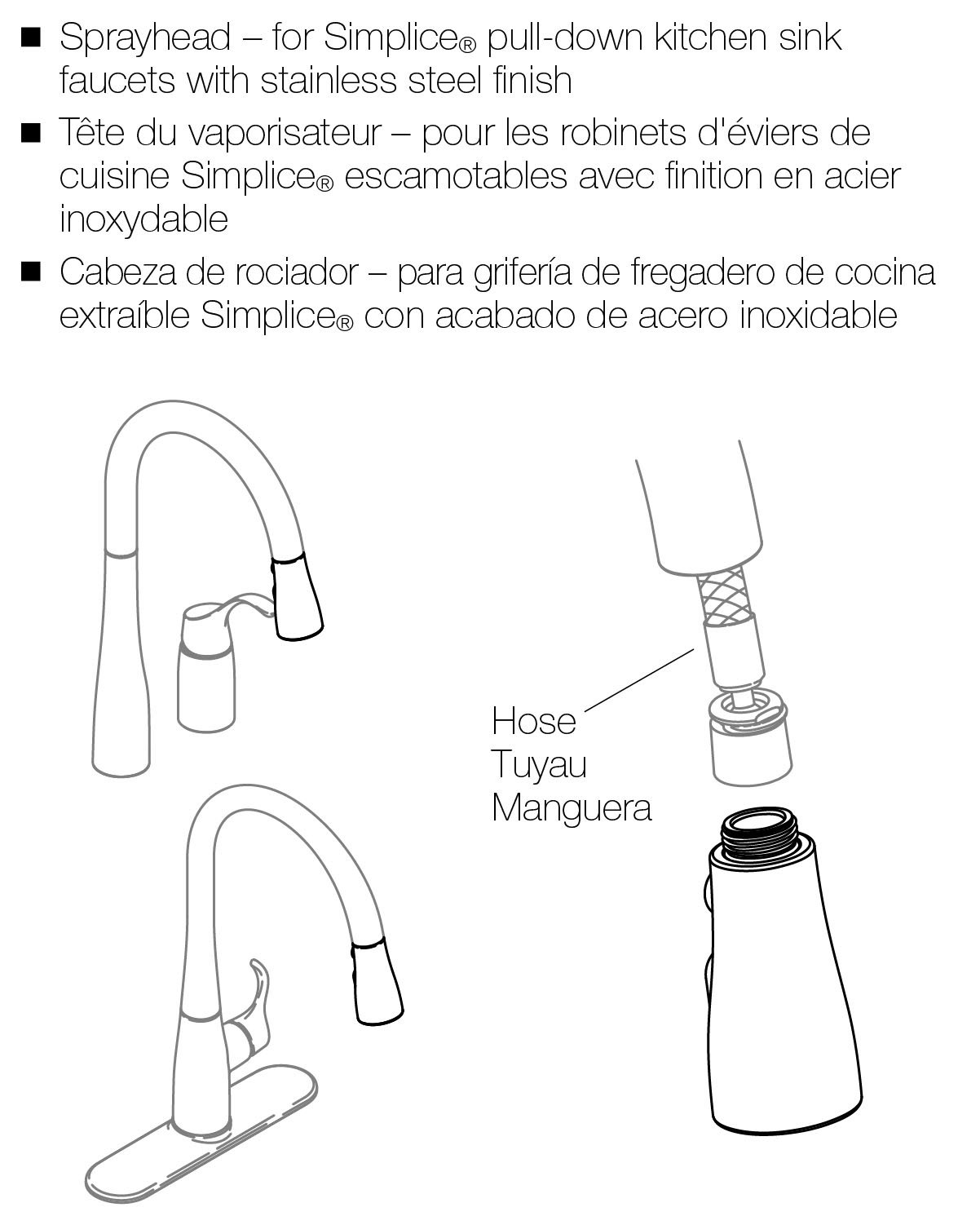 Foto 4 | Pieza Original Gp1043211-vs Para Grifo Sprayhead Kohler Simplice - Venta Internacional.