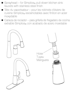 Foto 4 | Pieza Original Gp1043211-vs Para Grifo Sprayhead Kohler Simplice - Venta Internacional.