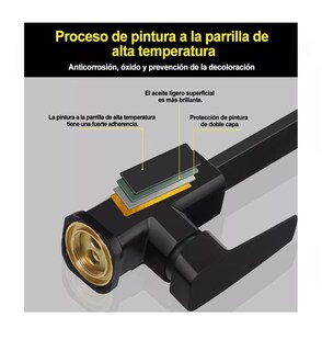 Foto 2 | Mezcladora Para Fregadero Grifo Monomando Negro