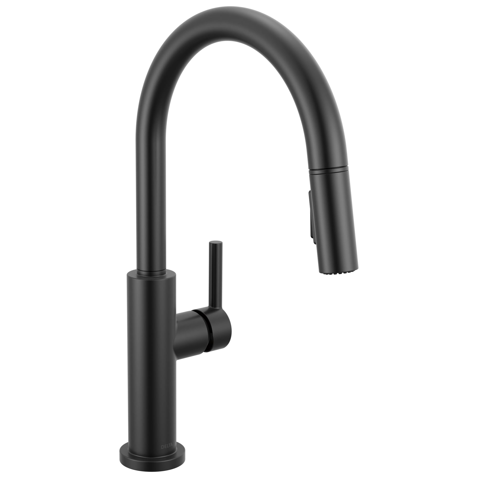 Grifo De Cocina Delta Nicoli Con Pulverizador Desplegable Negro - Venta Internacional. $7,661