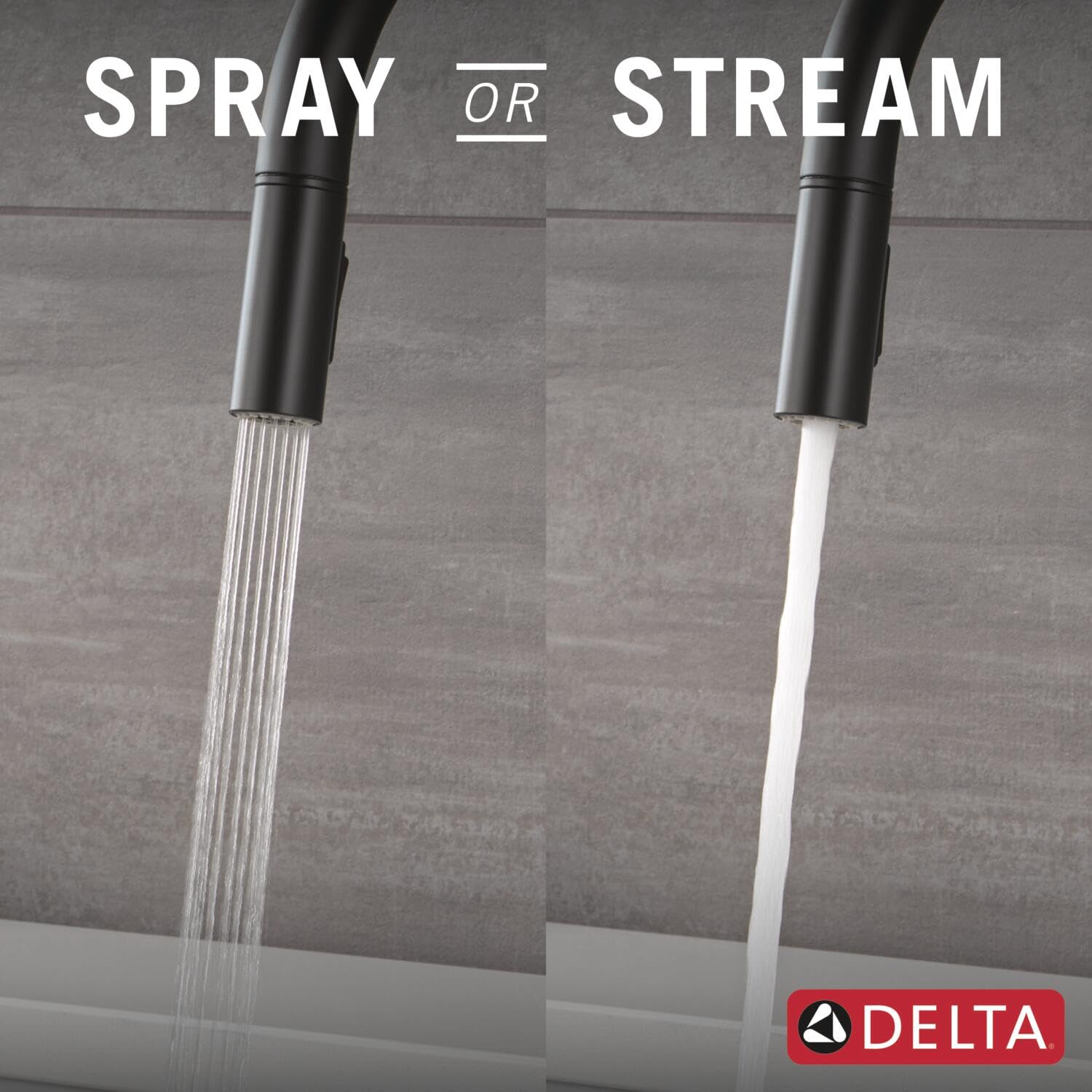 Foto 5 | Grifo De Cocina Delta Nicoli Con Pulverizador Desplegable Negro - Venta Internacional.