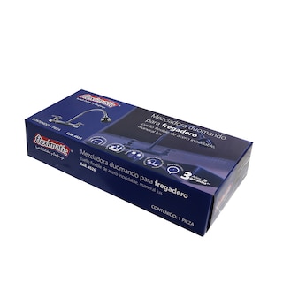Foto 4 | Mezcladora Duomando Para Fregadero, Cuello Flexible, Maneral Lux