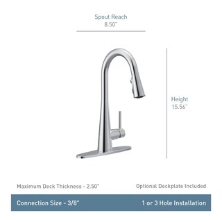 Foto 7 | Grifo De Cocina Moen Accessories Con Una Manija Desplegable De Arco Alto - Venta Internacional.