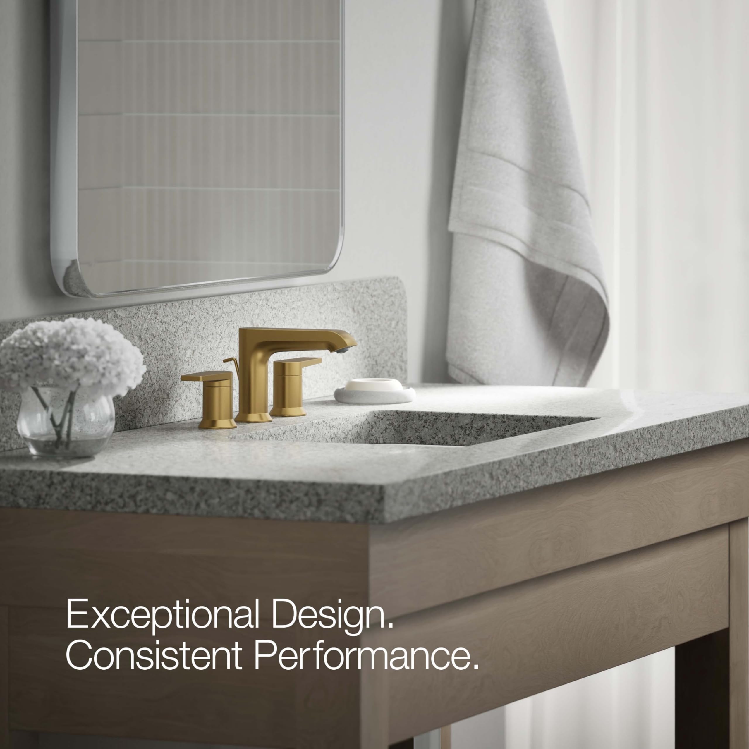 Foto 4 pulgar | Grifo De Baño Kohler Hint Wide, 1,2 Gpm, Latón Cepillado - Venta Internacional.