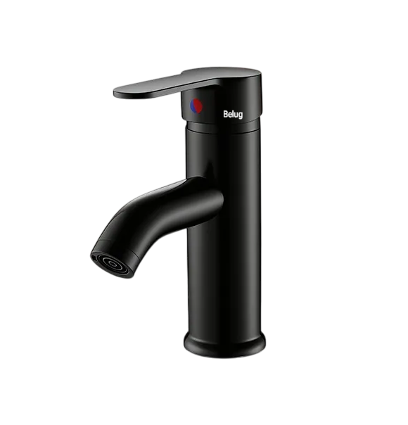 Foto 2 pulgar | Grifo Mezclador De Encimera Para Baño De Acero Inoxidable Negro Mate