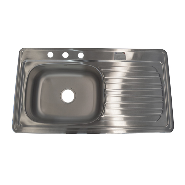 Fregadero de Cocina para Empotrar 1 Tina Eb 101x54x18 C202n Derecha