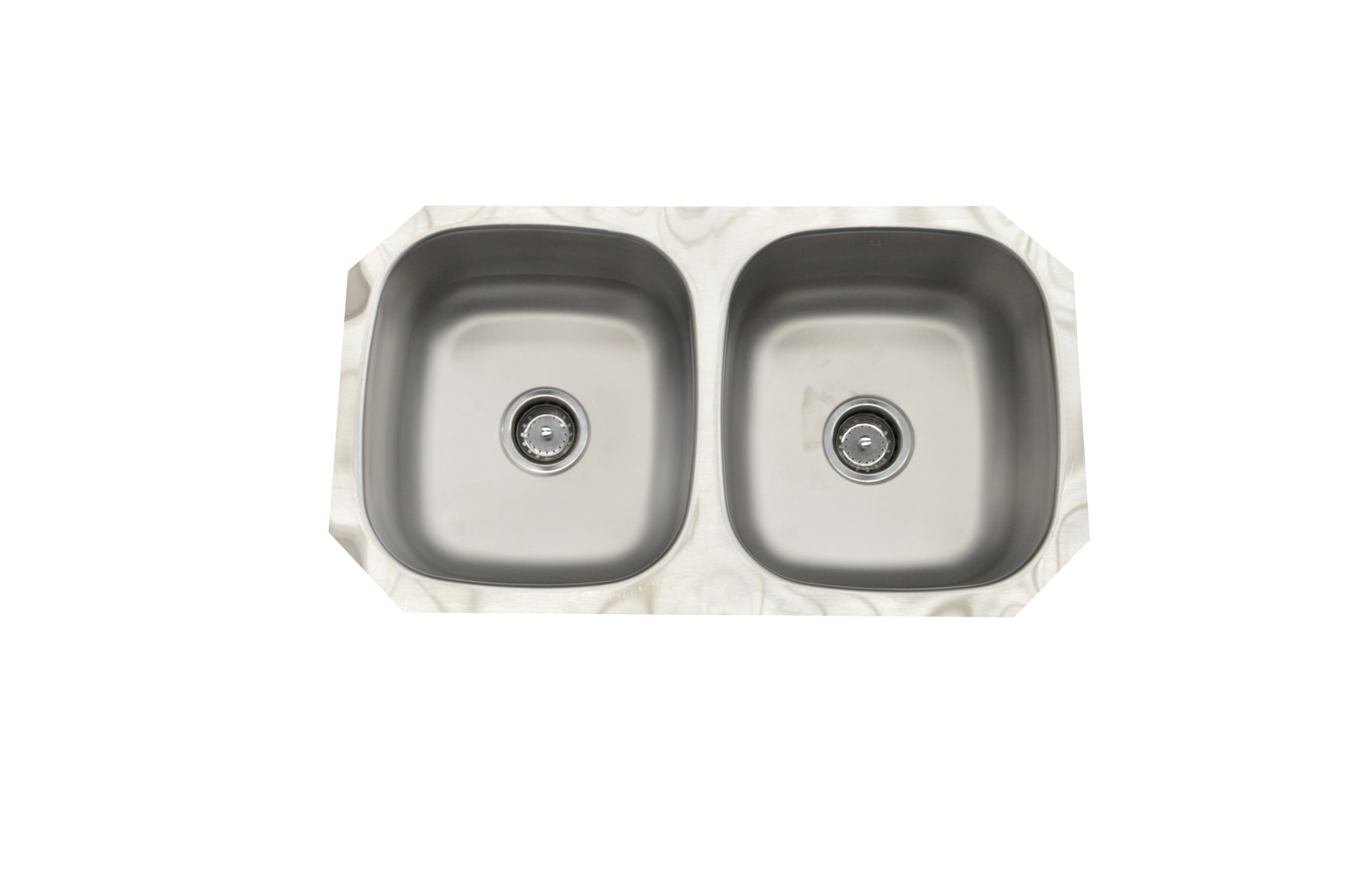 Fregadero de Cocina para Submontar 2 Tinas 84x48x20 Eb Técnica Cs110 color Gris