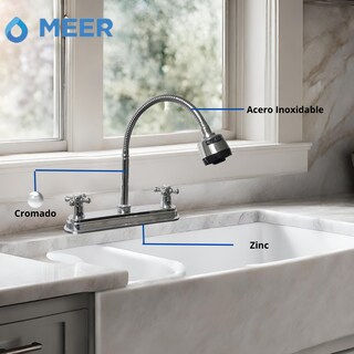 Foto 6 | Kit Completo de Tarja con Mezcladora Flexible para Cocina marca CNX modelo KIT-009 + TSED8050 color Plata