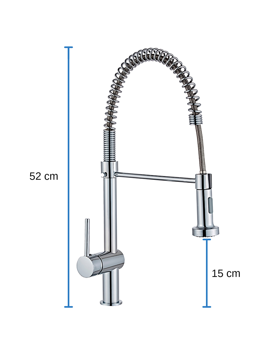 Foto 2 | CNX Tarja Doble De Submontar En Acero Inoxidable Mezcladora Monomando Kit De Instalación Gratis Escurridor