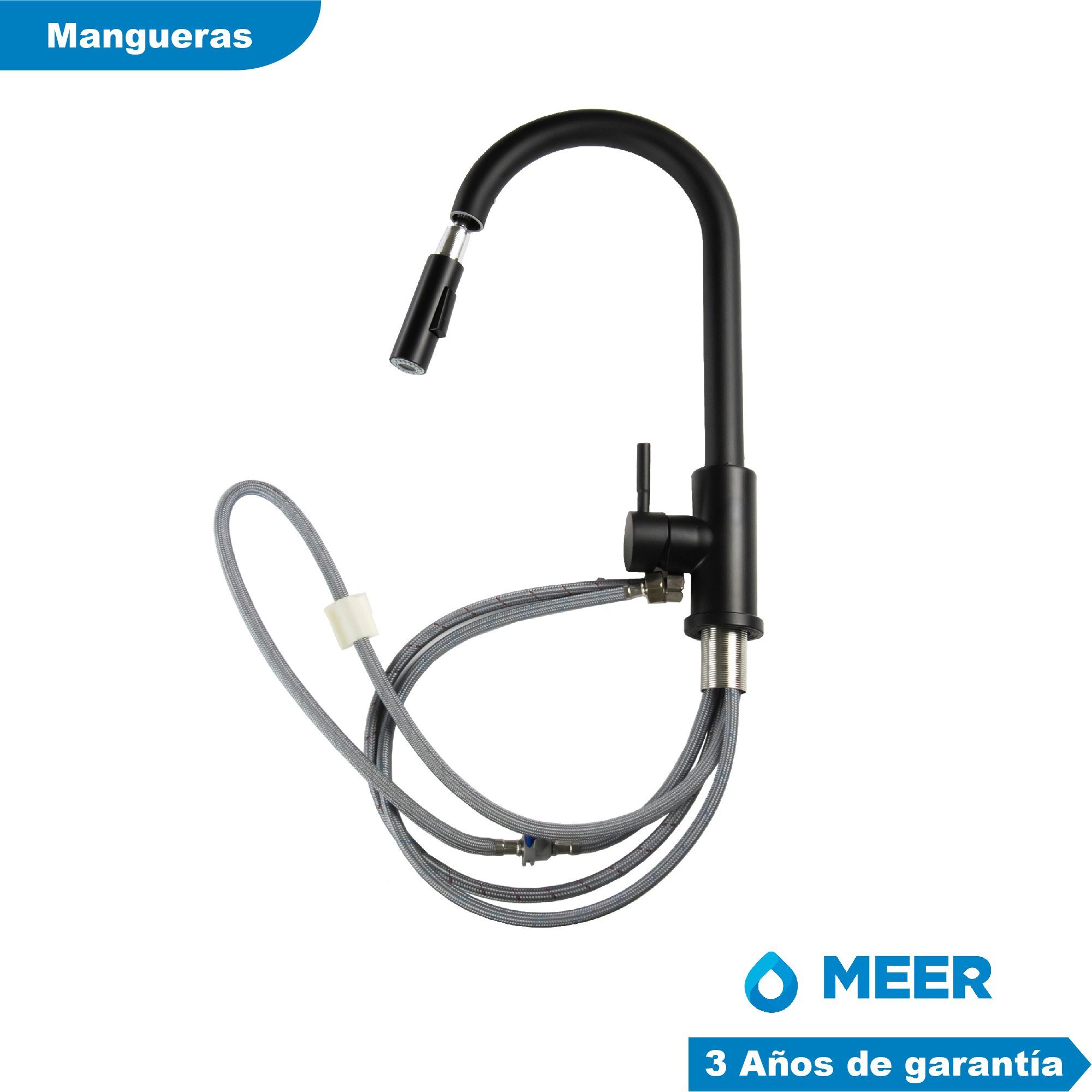 Foto 4 pulgar | Kit de Fregadero de Cocina Meer-CNX con Mezcladora de Acero Inoxidable