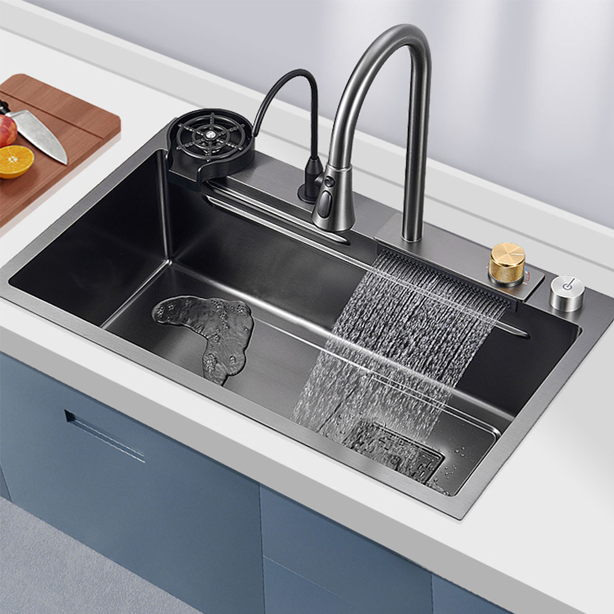 Foto 3 | Tarja de Cocina Acero Inoxidabl Incluye Kit de Instalación