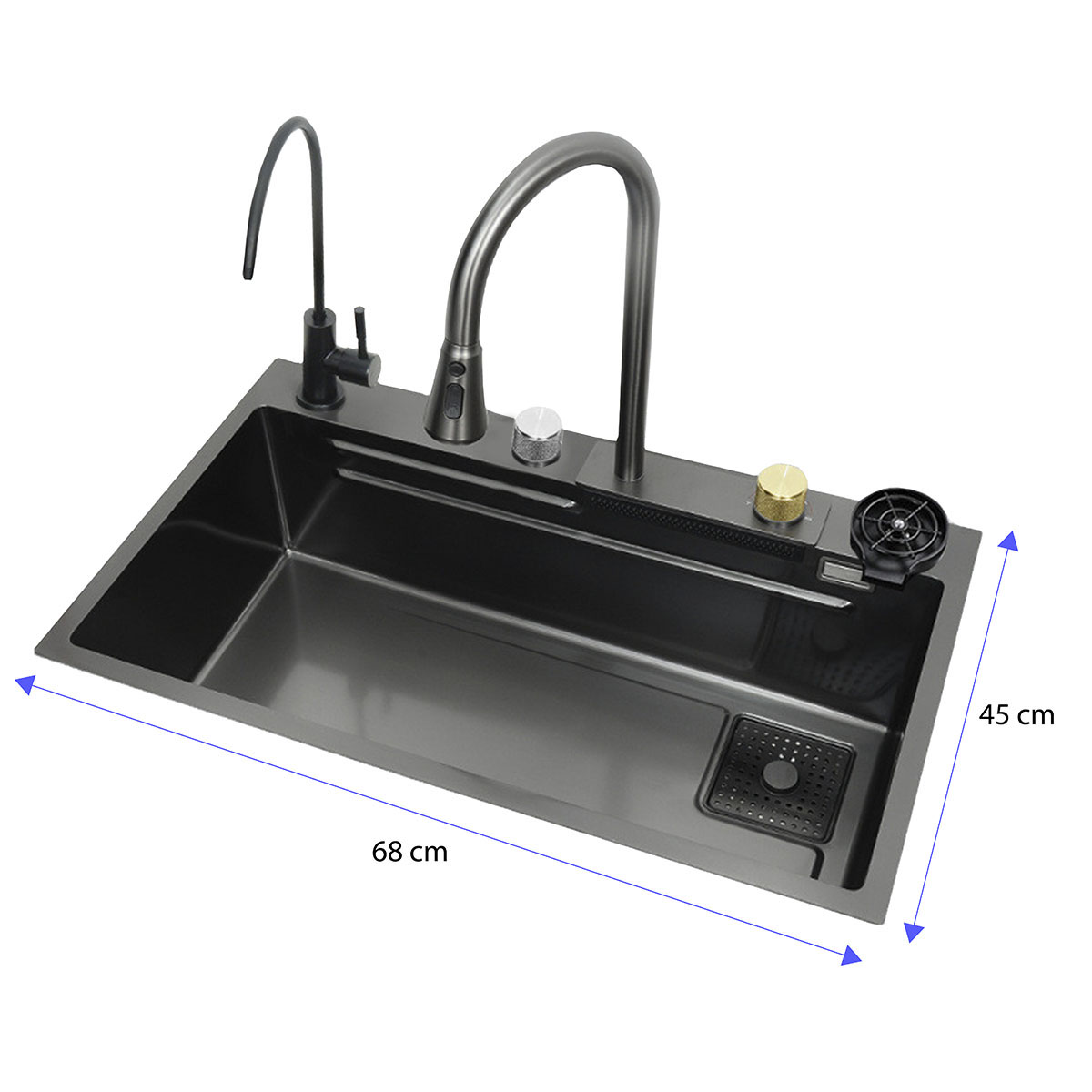 Foto 8 | Tarja de Cocina Acero Inoxidabl Incluye Kit de Instalación