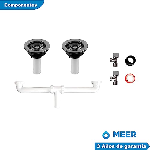 Foto 7 | Kit Completo de Fregadero y Mezcladora de Cocina Meer-CNX Premiun