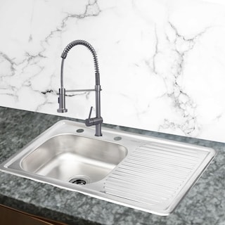 Foto 7 | Fregadero para Cocina con Escurridor Derecho Meer Faucets By CNX Acero Inoxidable Mezcladora Flexible con dos Tipos