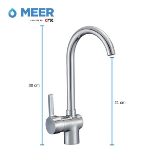Foto 5 | MEER Fregadero para Cocina Sencillo de Acero Inoxidable y Mezcladora Monomando