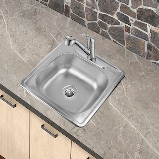 Foto 3 | Tarja De Acero Inox Con Mezcladora Retráctil