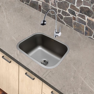 Foto 5 | Meer Faucets By Cnx | Tarja De Acero Inoxidable + Mezcladora De Cuello Flexible Cromada En Acero Inoxidable, Incl