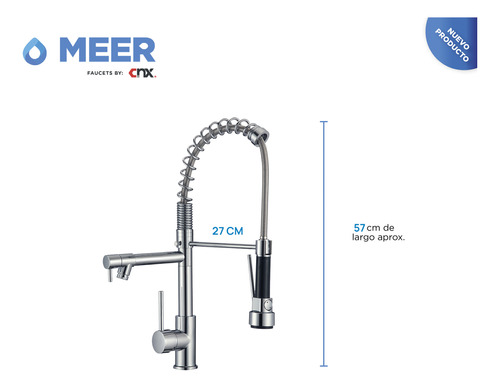 Foto 5 | Fregadero de Cocina con Mezcladora CNX + Kit de Instalación