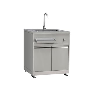 Foto 3 | Fregadero Profesional Con Gabinete De Acero Inoxidable Thor Kitchen Mk01ss304